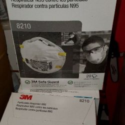 N95 8210 face mask virus protection