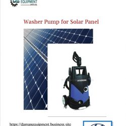solar panel washer pump