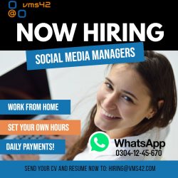 Copy of Now Hiring Social Media Managers
