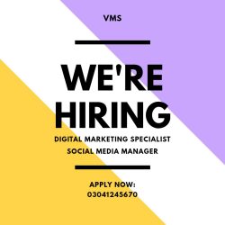 Copy of Were Hiring Purple Yellow Instagram Post - Made with PosterMyWall