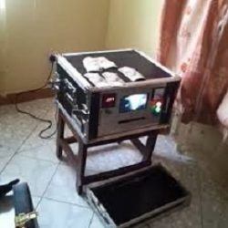 Laser machine for washing black notes