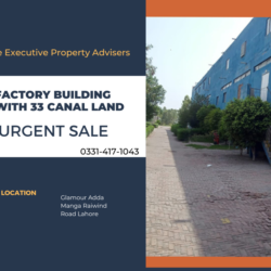 Factory Building with 33 Canal Land