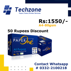 Techzone A4 80gsm Paper